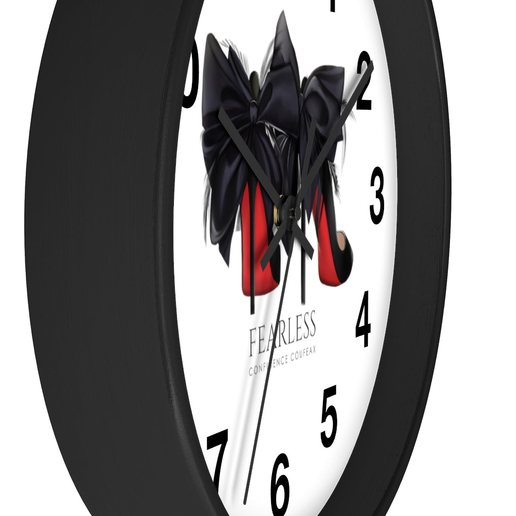 Fearless Confidence Coufeaux Feathered Heels  Wall clock - Fearless Confidence Coufeax™