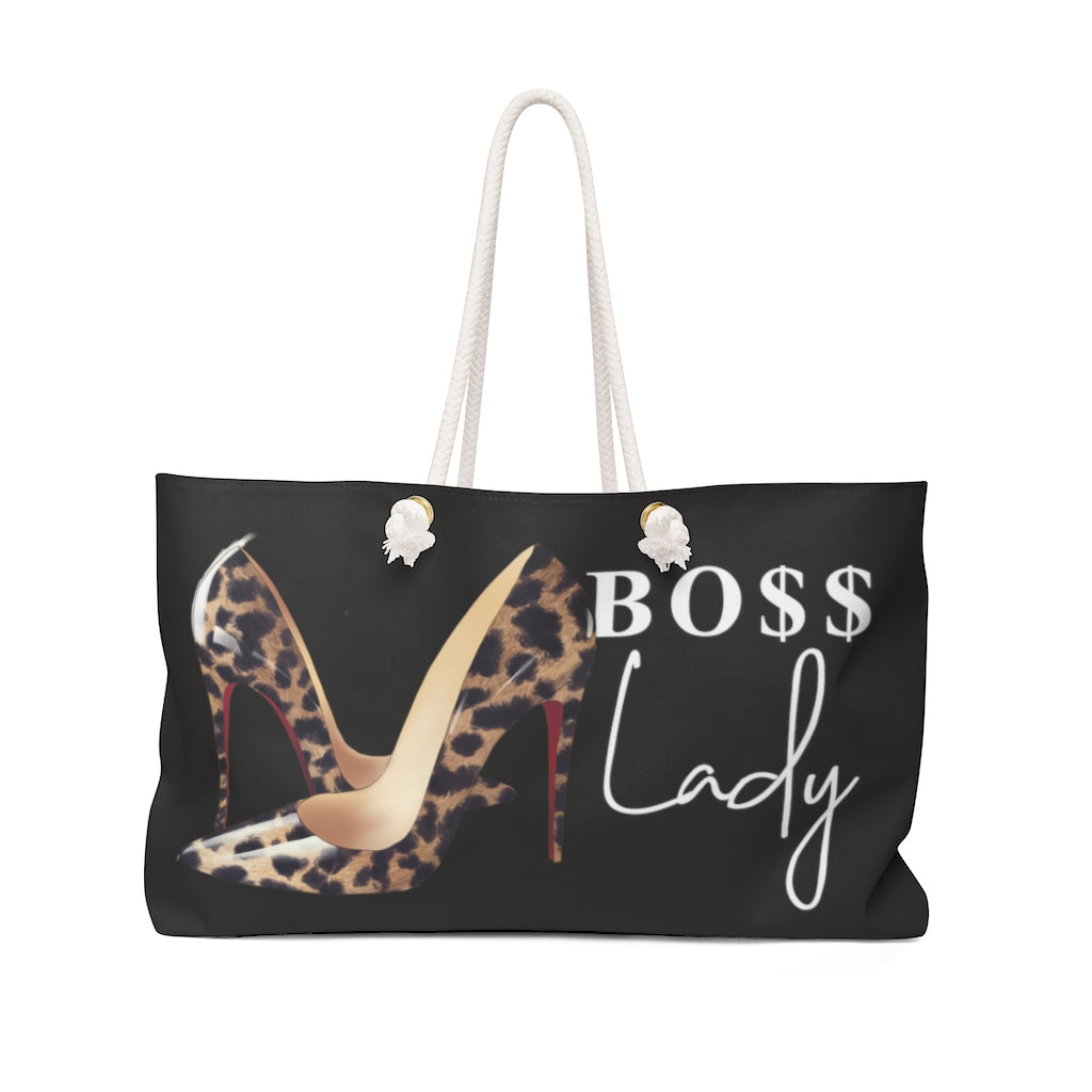 Black BO$$ LADY  TOTE Bag - Fearless Confidence Coufeax™