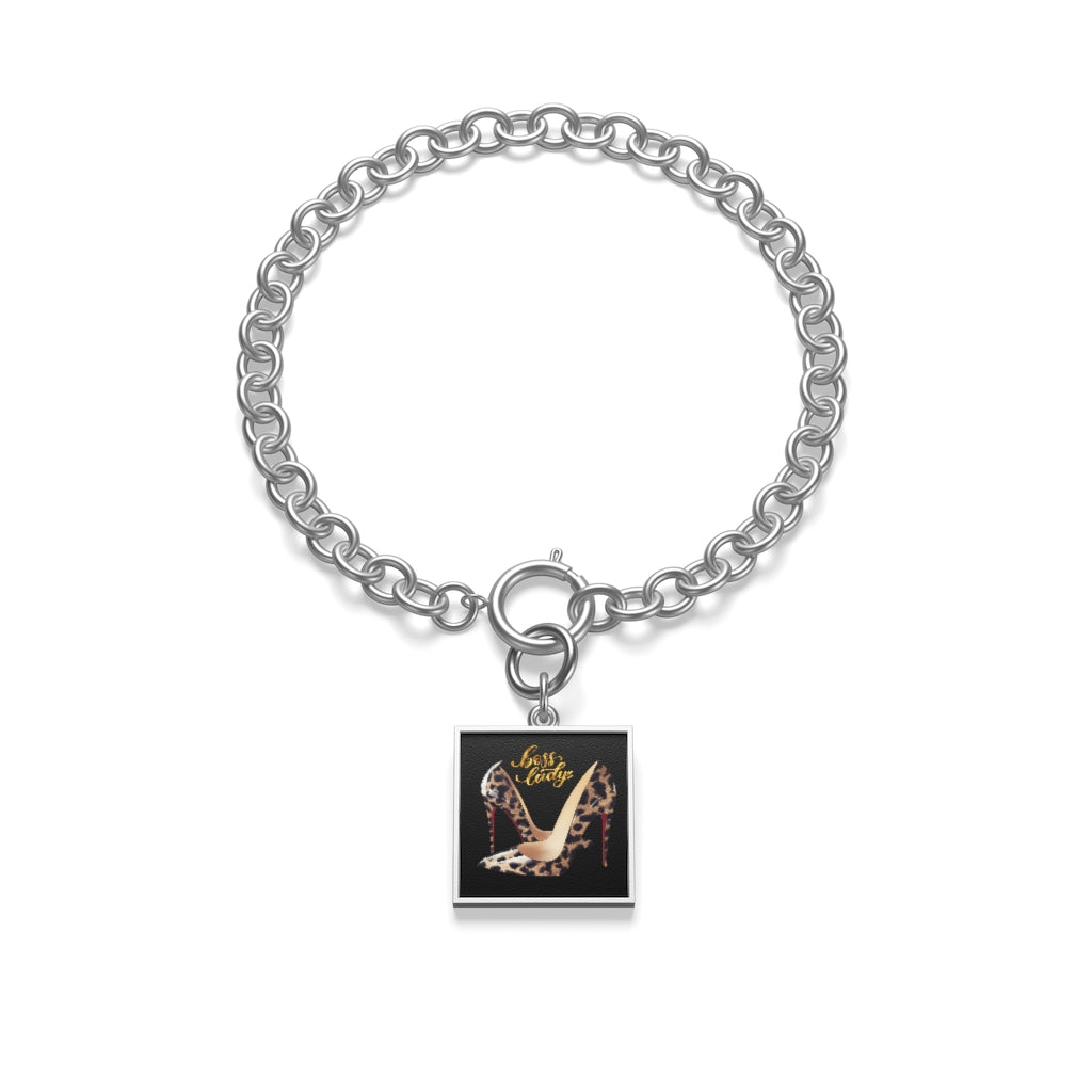 Black & Silver Boss Lady Chunky Chain Bracelet - Fearless Confidence Coufeax™