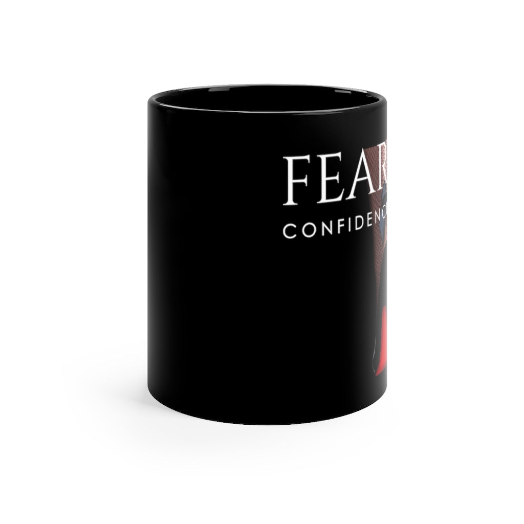 Black mug 11oz - Fearless Confidence Coufeax™