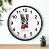 Fearless Confidence Coufeaux Red Bottoms & Bow Wall clock - Fearless Confidence Coufeax™
