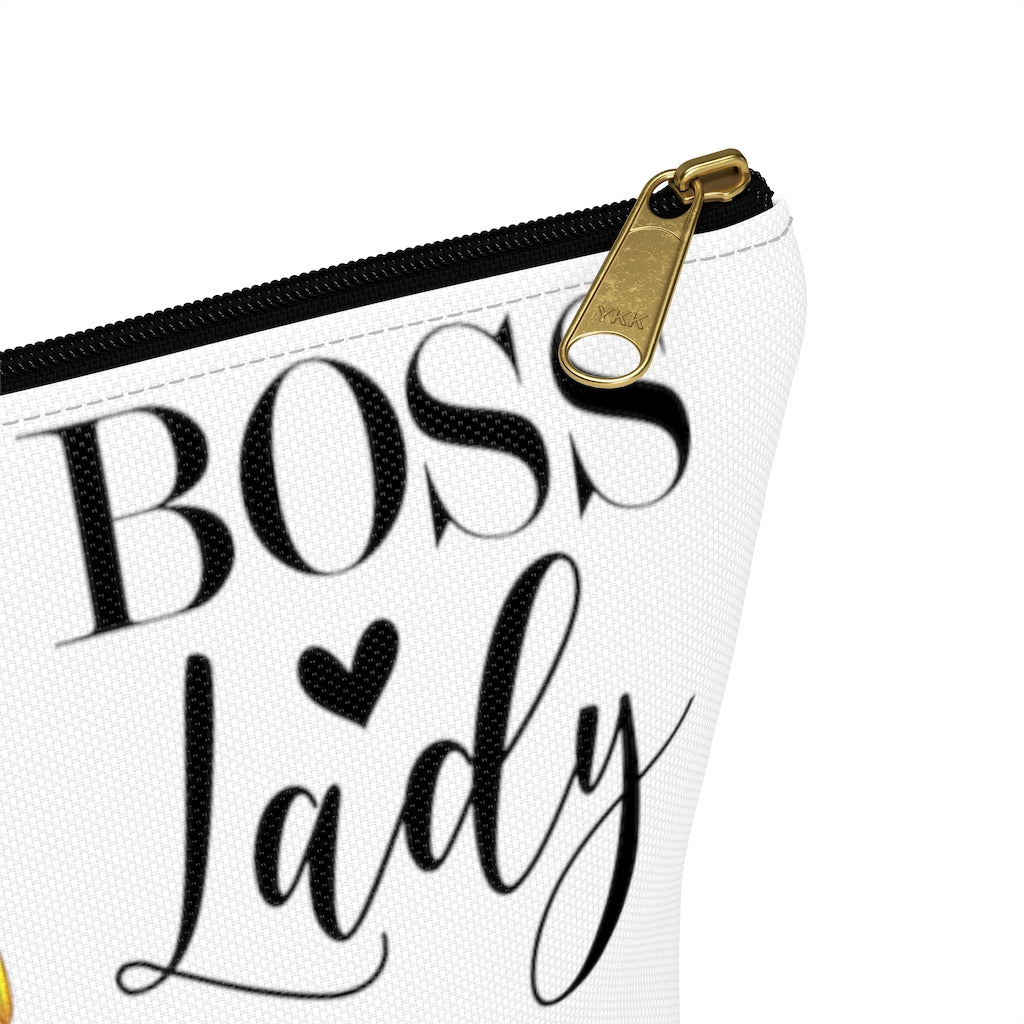 Boss Lady  Accessory Pouch w T-bottom - Fearless Confidence Coufeax™