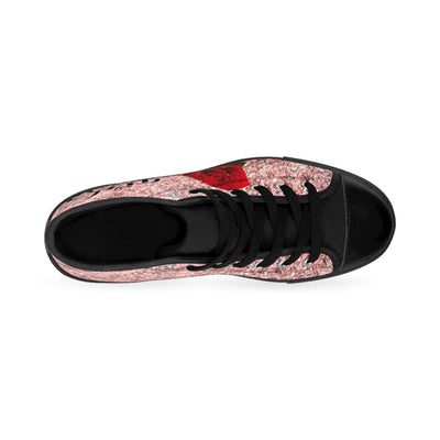 Girlboss & Roses Women's High-top Sneakers - Fearless Confidence Coufeax™