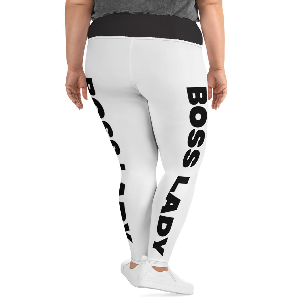 Boss Lady Plus Size Leggings - Fearless Confidence Coufeax™