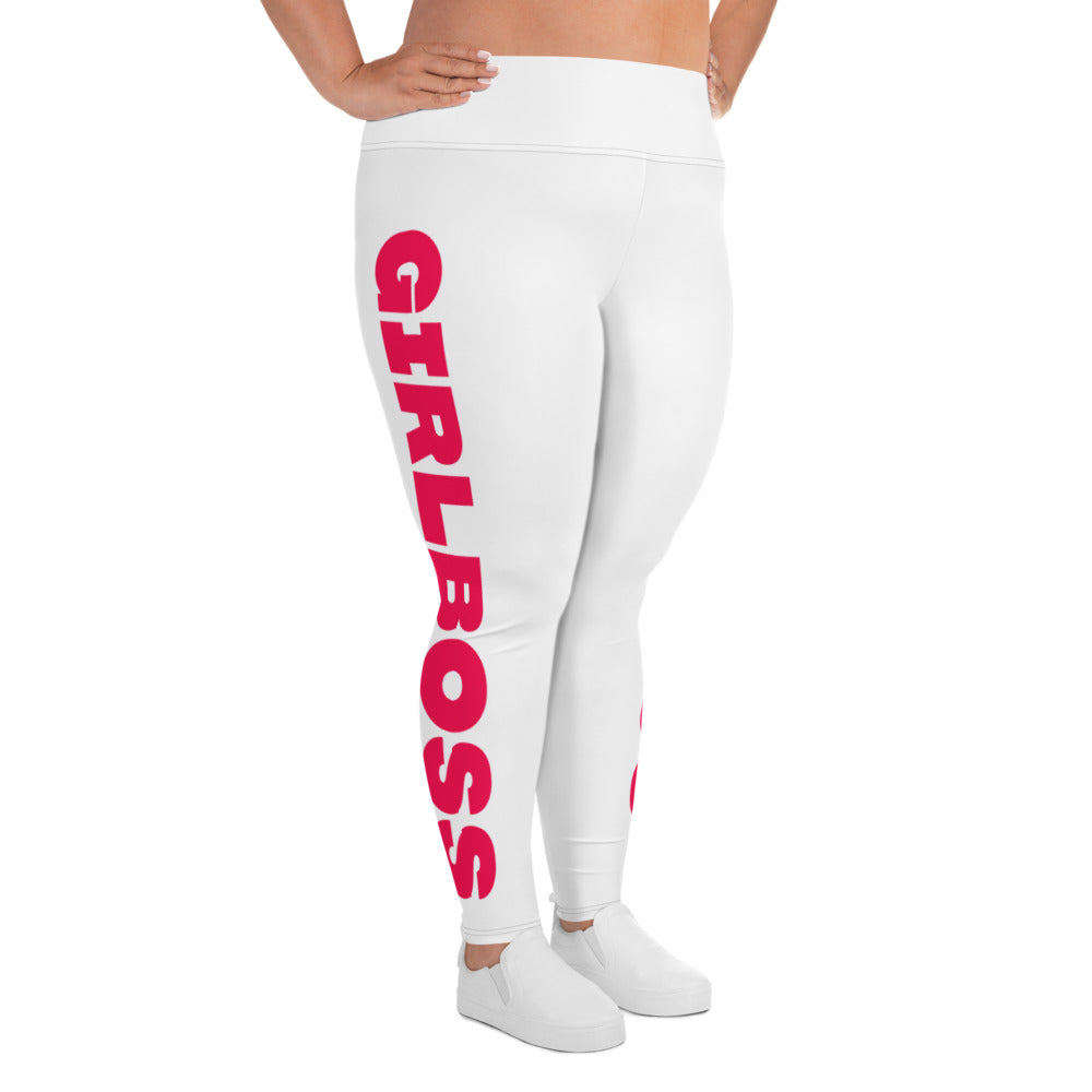 Girlboss Plus Size Leggings - Fearless Confidence Coufeax™