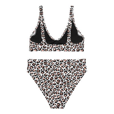 COUFEAX LEOPARD Recycled high-waisted bikini - Fearless Confidence Coufeax™