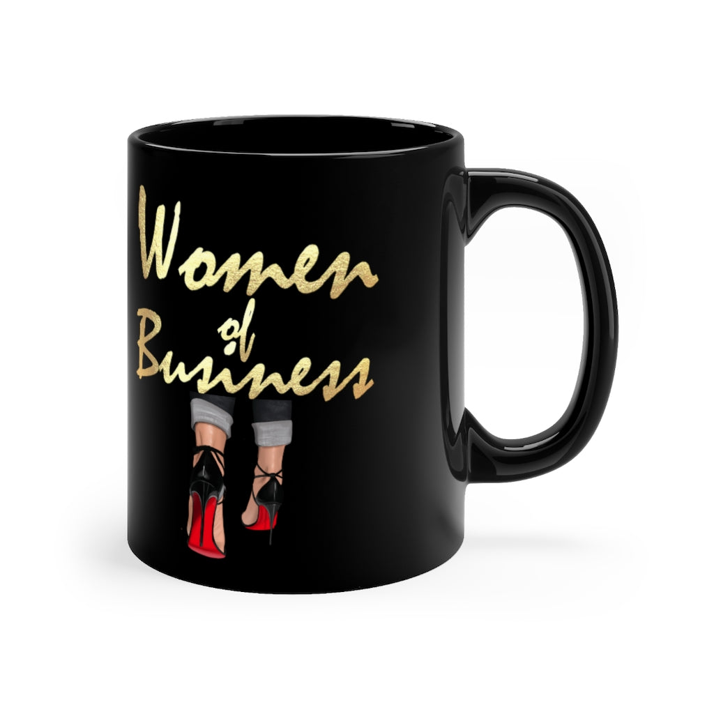 Black mug 11oz - Fearless Confidence Coufeax™