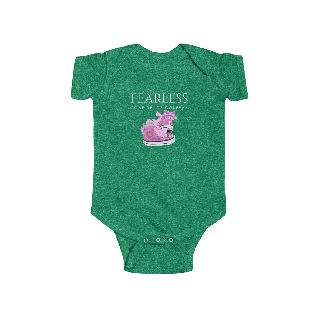 Fearless Confidence Coufeax Sneaker  Baby Girl Onesie - Fearless Confidence Coufeax™