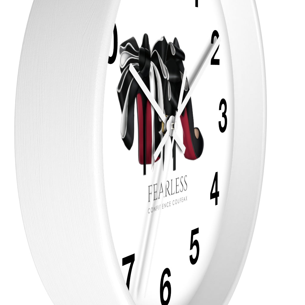 Fearless Confidence Coufeaux Heels & Ribbons Wall clock - Fearless Confidence Coufeax™