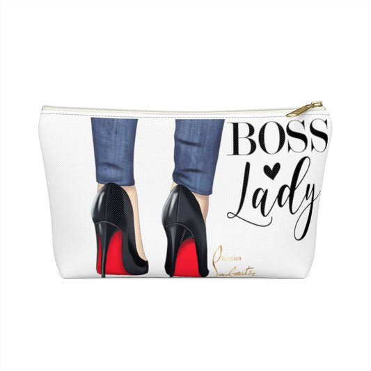 Boss Lady  Accessory Pouch w T-bottom - Fearless Confidence Coufeax™