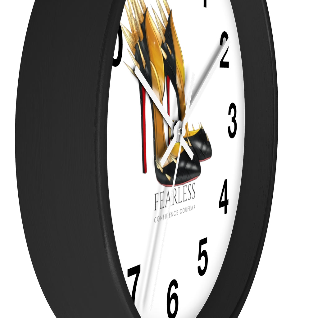 Fearless Confidence Coufeaux Fire Heels  Wall clock - Fearless Confidence Coufeax™