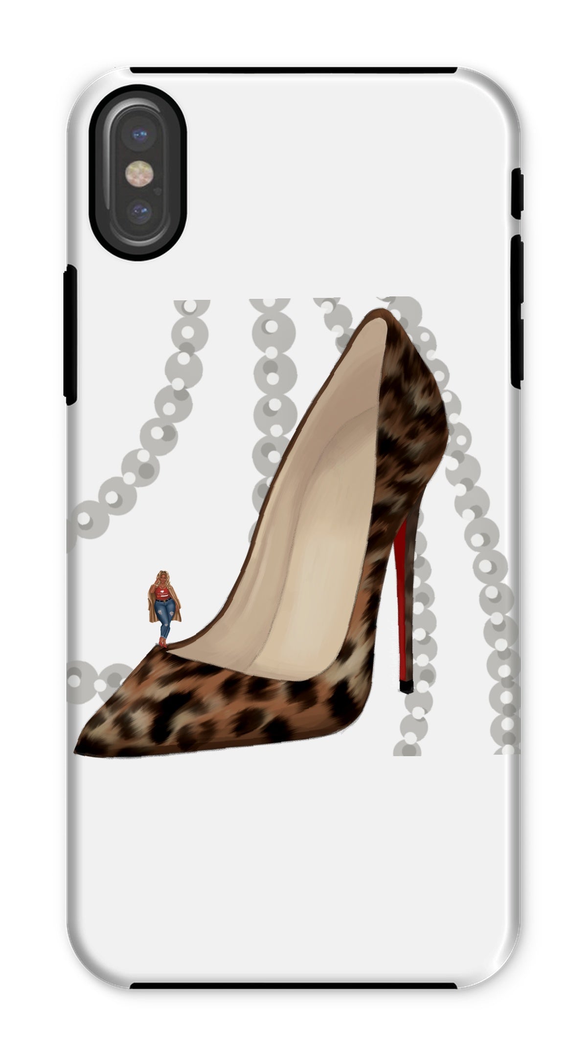 Leopard Heels Phone Case - Fearless Confidence Coufeax™