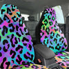 Rain Bow Leopard Car Seat Coverings - Fearless Confidence Coufeax™