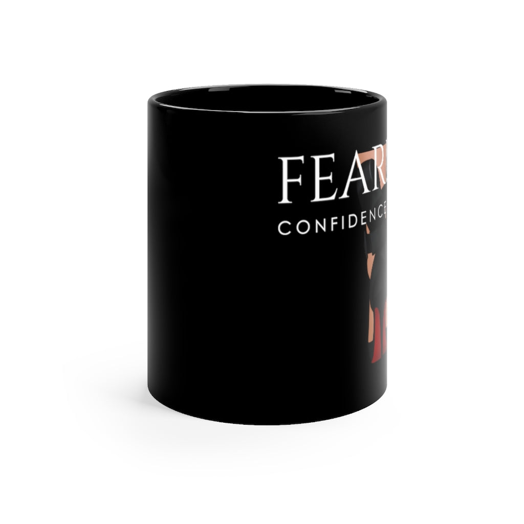 Black mug 11oz - Fearless Confidence Coufeax™