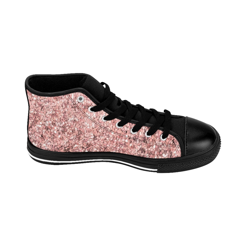 Girlboss & Roses Women's High-top Sneakers - Fearless Confidence Coufeax™