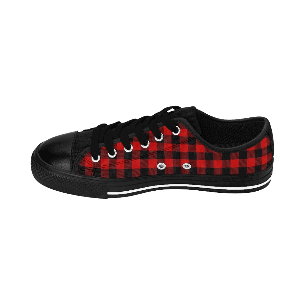 Unicorn/Buffalo Plaid Women's Sneakers - Fearless Confidence Coufeax™