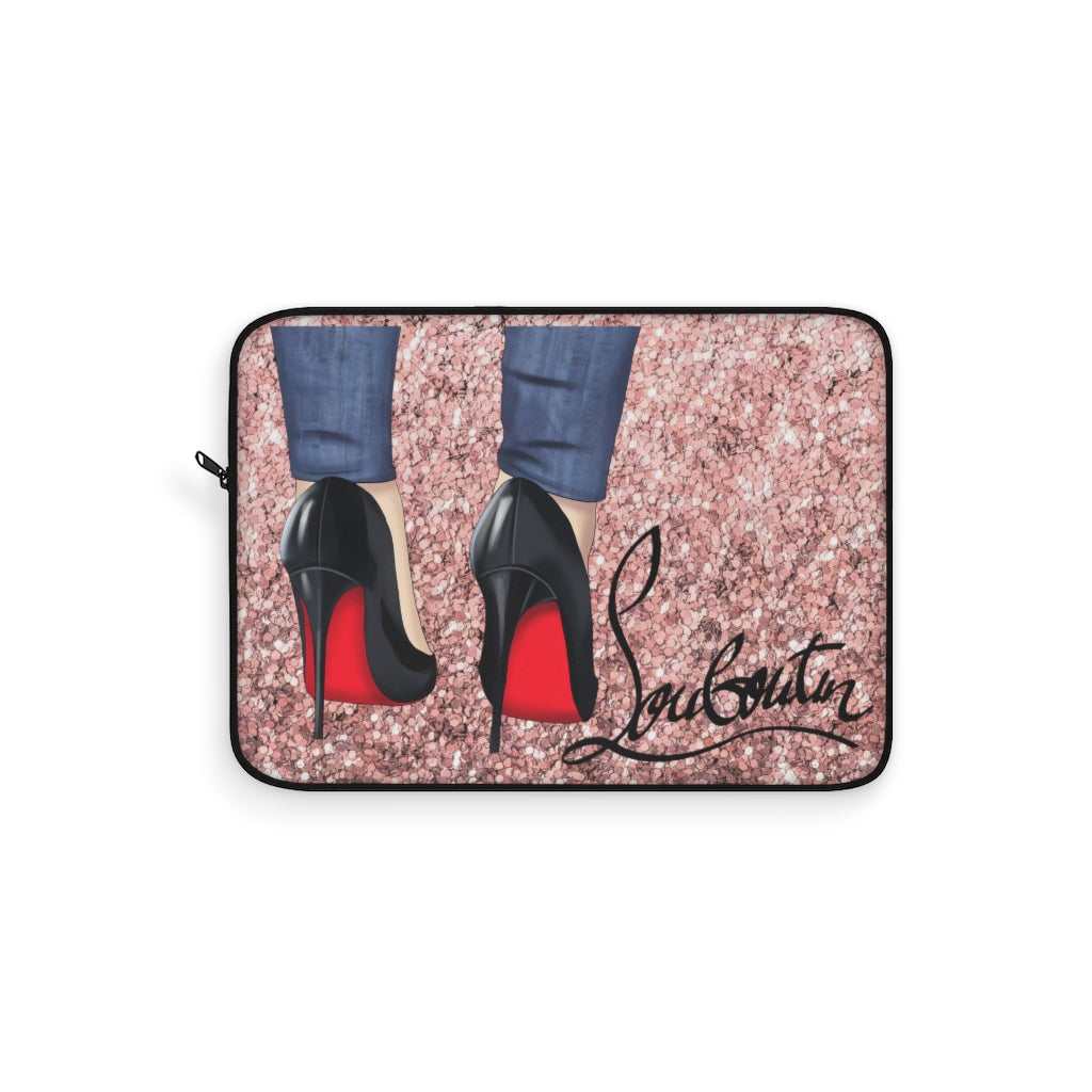 Rose Gold Boss Lady Laptop Sleeve - Fearless Confidence Coufeax™