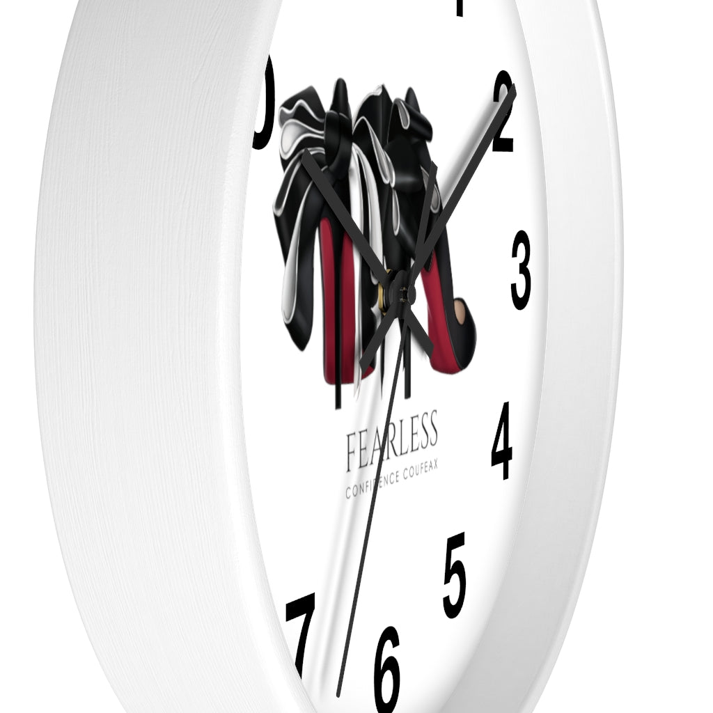 Fearless Confidence Coufeaux Heels & Ribbons Wall clock - Fearless Confidence Coufeax™