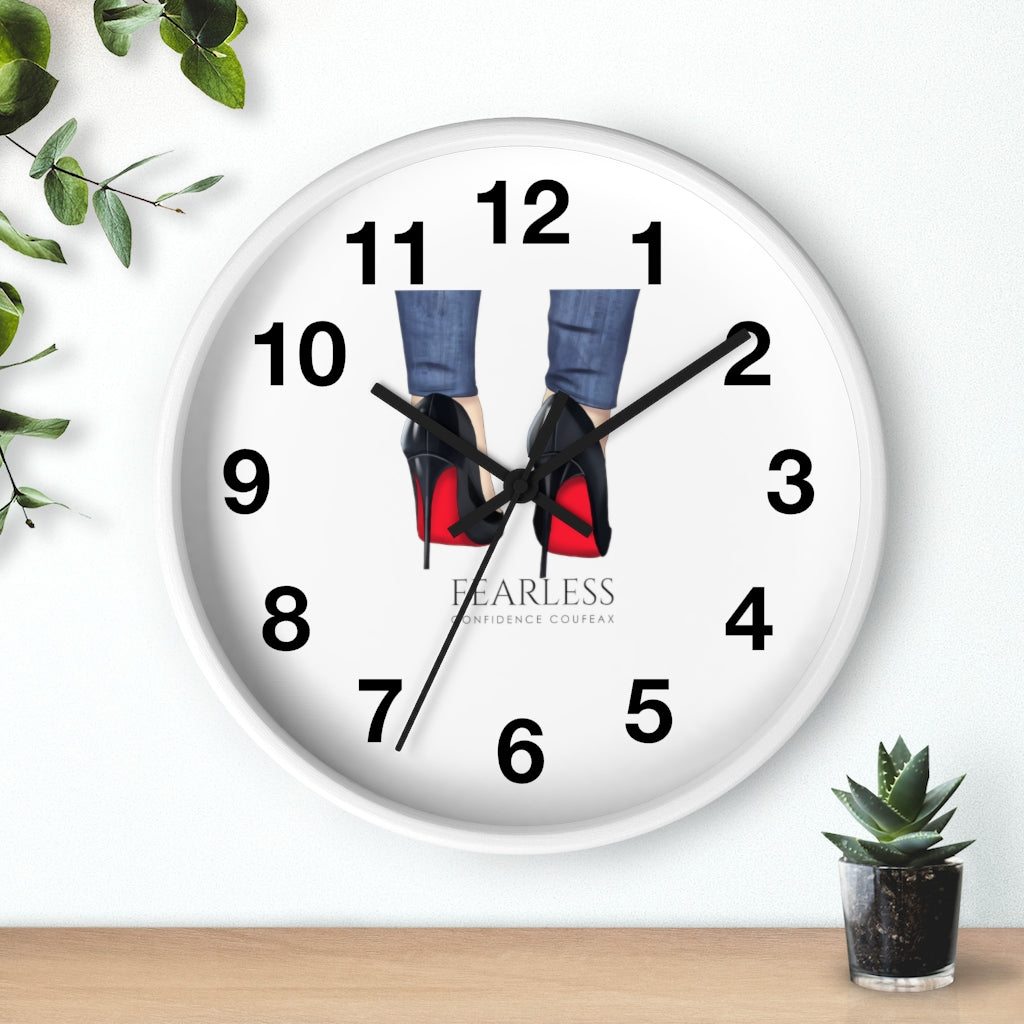 Fearless Confidence Coufeaux Heels & Jeans Wall clock - Fearless Confidence Coufeax™