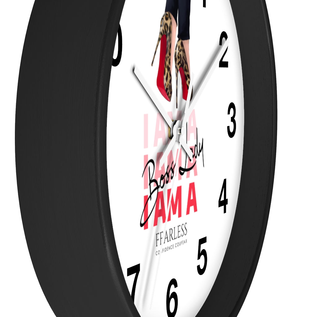 I'm A Boss Lady  Fearless Confidence Coufeaux  Wall clock - Fearless Confidence Coufeax™