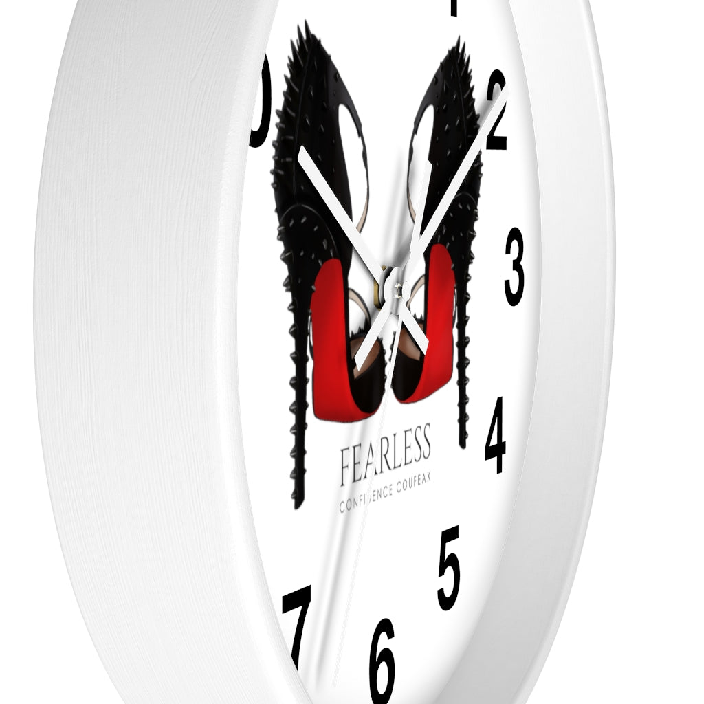 Fearless Confidence Coufeaux Spike Bed Bottoms Heels  Wall clock - Fearless Confidence Coufeax™