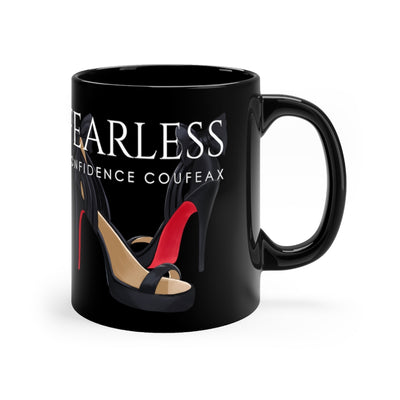 Black mug 11oz - Fearless Confidence Coufeax™