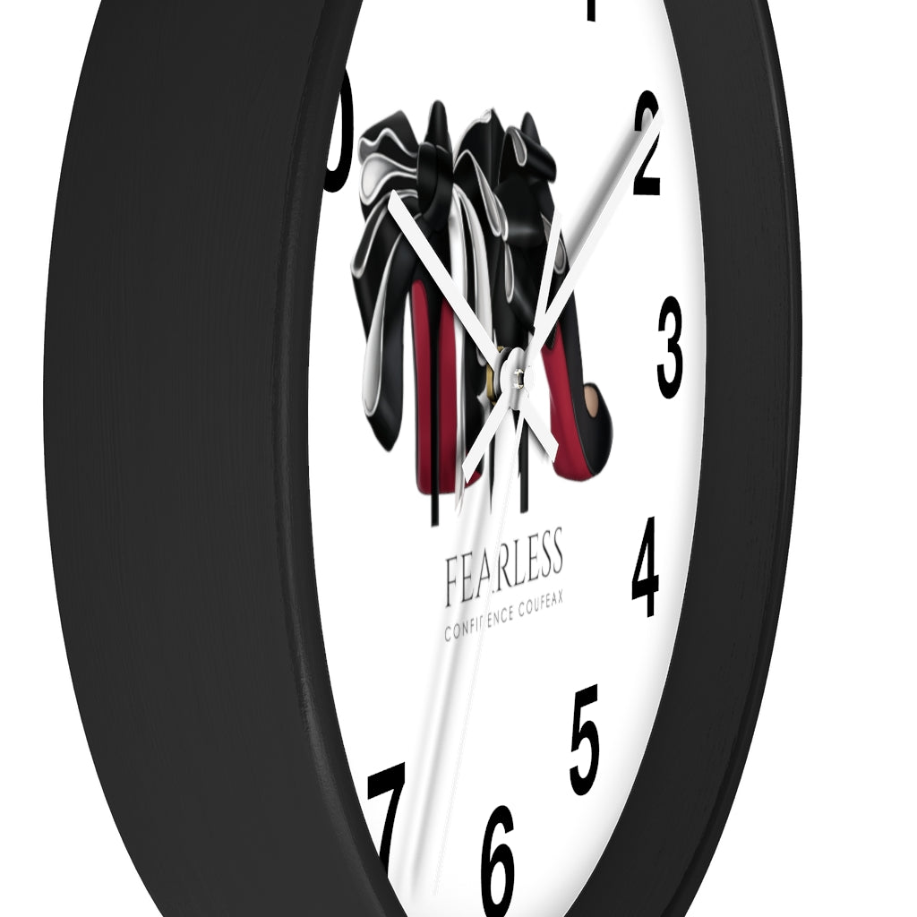 Fearless Confidence Coufeaux Heels & Ribbons Wall clock - Fearless Confidence Coufeax™