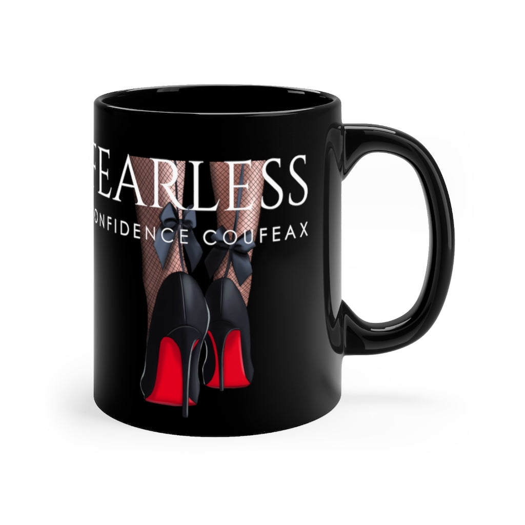 Black mug 11oz - Fearless Confidence Coufeax™