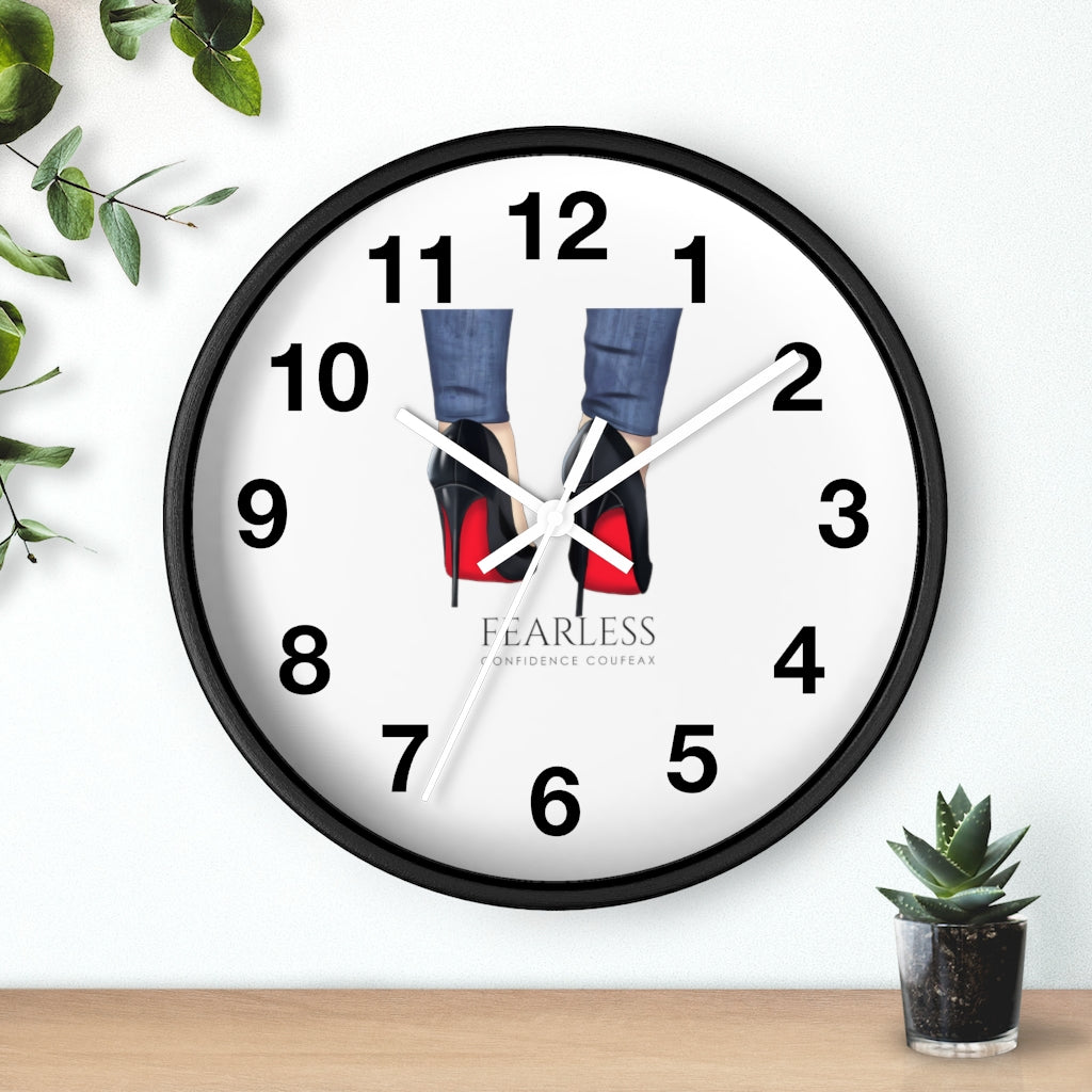 Fearless Confidence Coufeaux Heels & Jeans Wall clock - Fearless Confidence Coufeax™