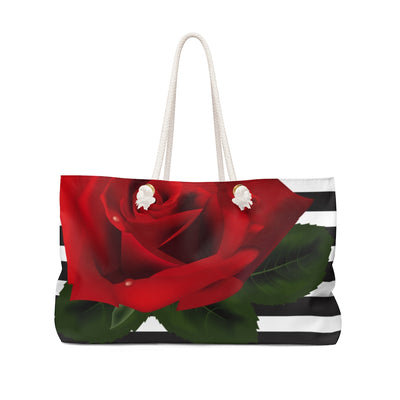 Girl Boss  Roses & Stripes Weekender Bag - Fearless Confidence Coufeax™