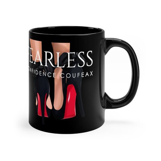 Black mug 11oz - Fearless Confidence Coufeax™