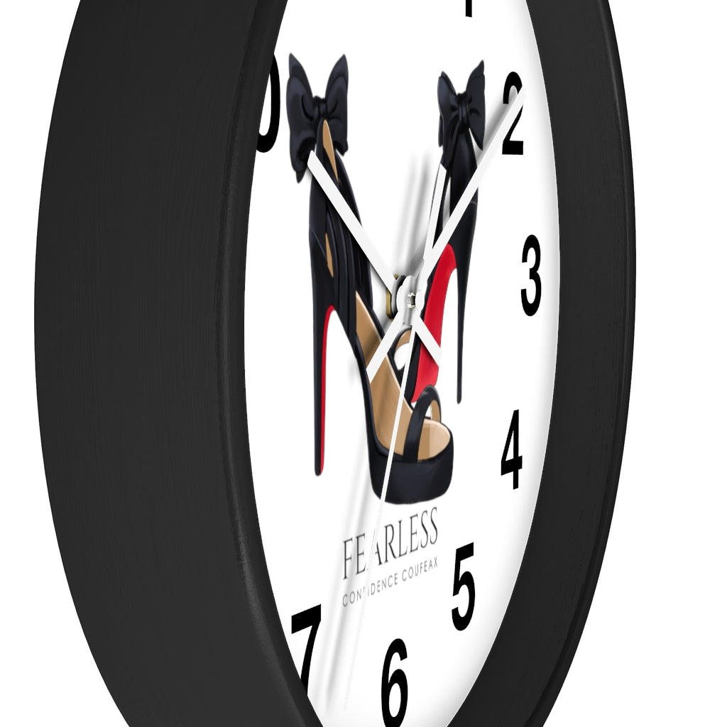 Fearless Confidence Coufeaux  Bows & Heels  Wall clock - Fearless Confidence Coufeax™