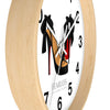 Fearless Confidence Coufeaux Bow w/High Heels  Wall clock - Fearless Confidence Coufeax™