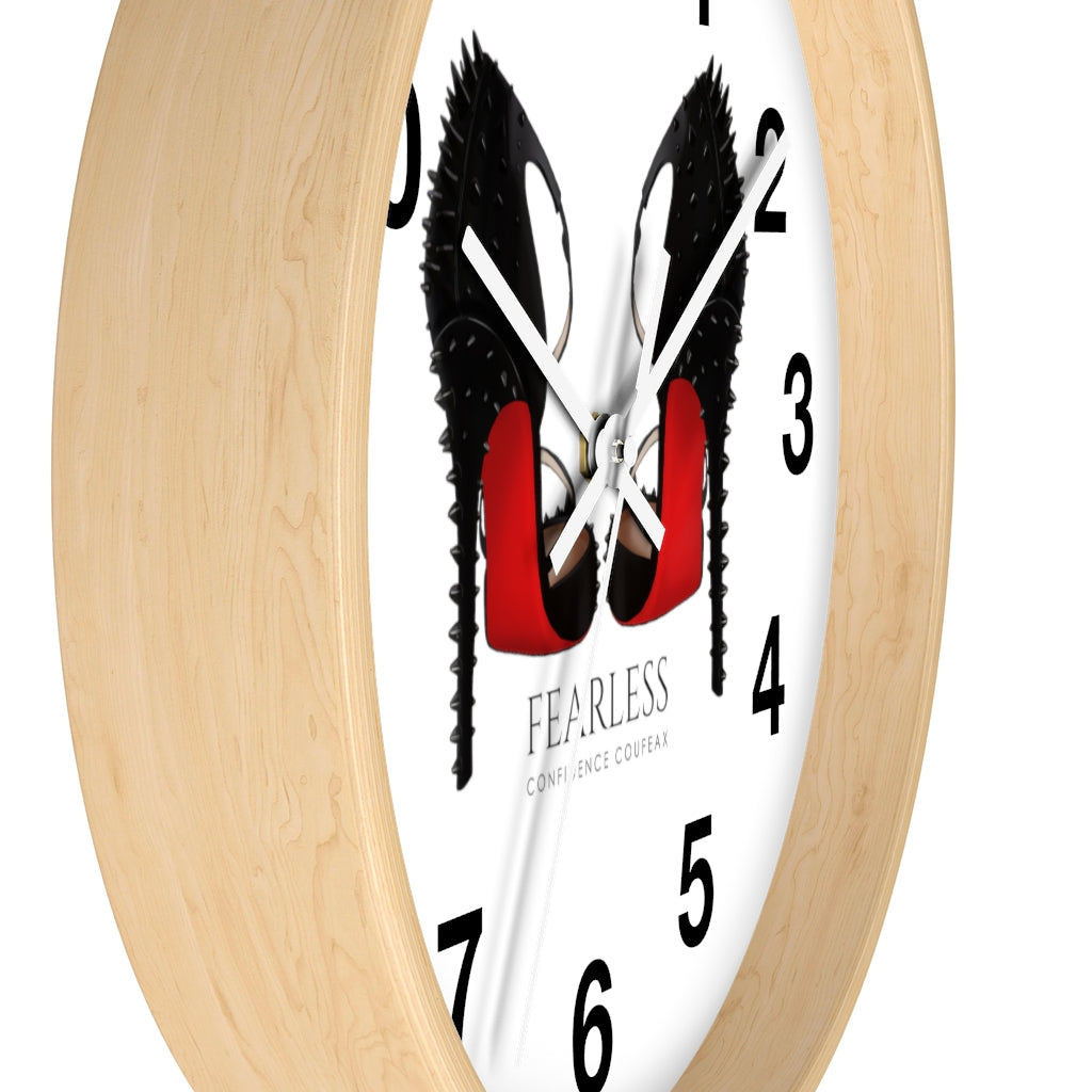 Fearless Confidence Coufeaux Spike Bed Bottoms Heels  Wall clock - Fearless Confidence Coufeax™