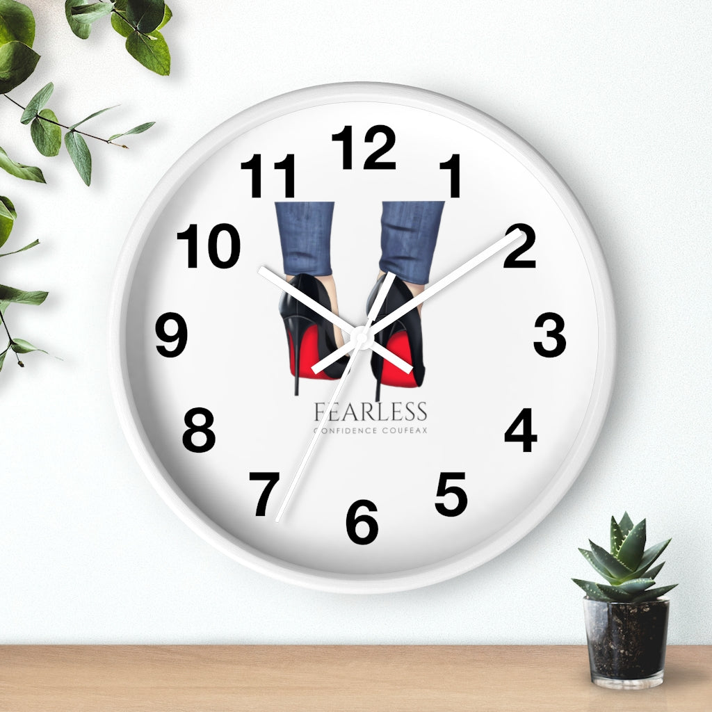 Fearless Confidence Coufeaux Heels & Jeans Wall clock - Fearless Confidence Coufeax™