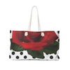 Roses & Polka Dots Weekender Bag - Fearless Confidence Coufeax™