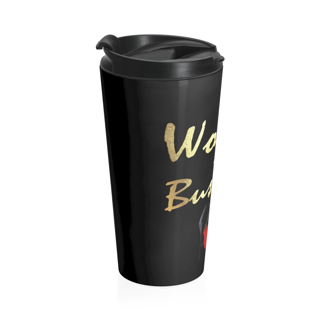 WOMAN IN BUSINESS Stainless Steel Travel Mug - Fearless Confidence Coufeax™