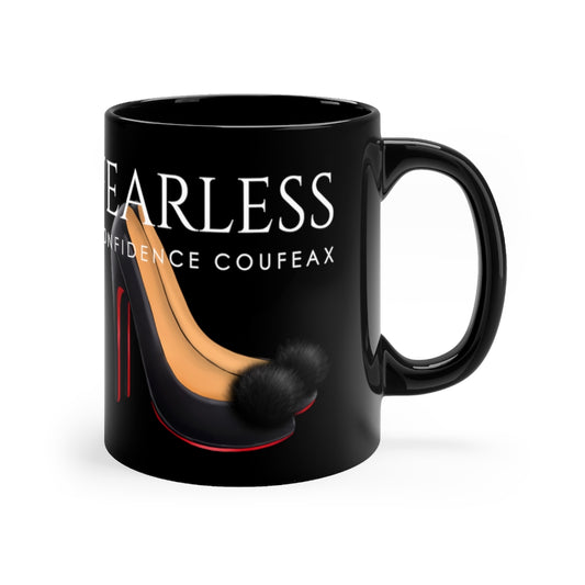 Black mug 11oz - Fearless Confidence Coufeax™