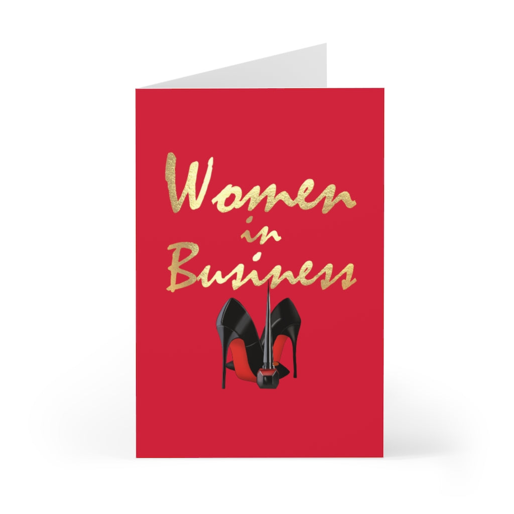 Woman In Business Greeting Cards (7 pcs) - Fearless Confidence Coufeax™