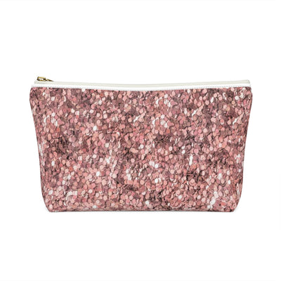 Rose Gold Accessory Pouch w T-bottom - Fearless Confidence Coufeax™