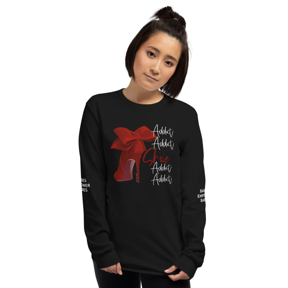 Shoe Addict Long Sleeve Shirt - Fearless Confidence Coufeax™