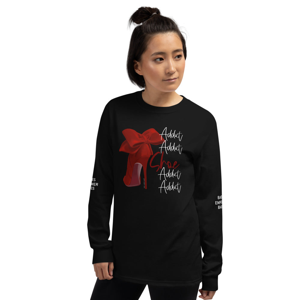 Shoe Addict Long Sleeve Shirt - Fearless Confidence Coufeax™