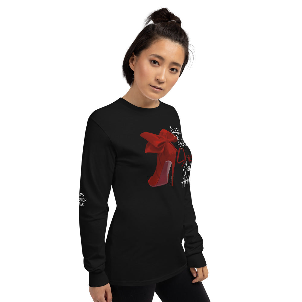 Shoe Addict Long Sleeve Shirt - Fearless Confidence Coufeax™