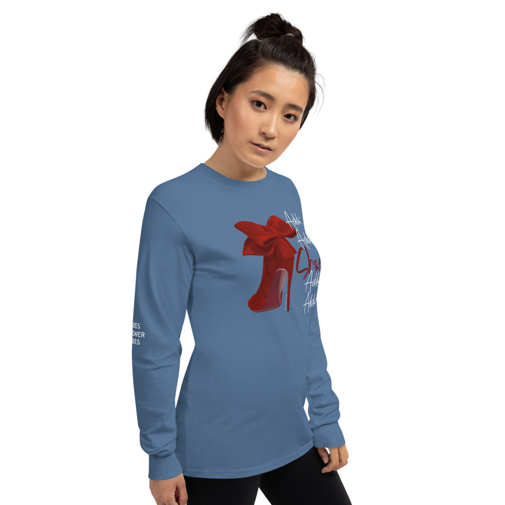 Shoe Addict Long Sleeve Shirt - Fearless Confidence Coufeax™