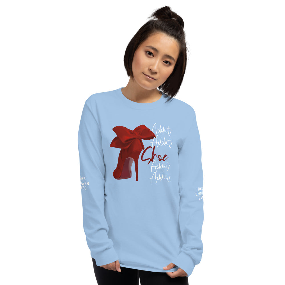 Shoe Addict Long Sleeve Shirt - Fearless Confidence Coufeax™