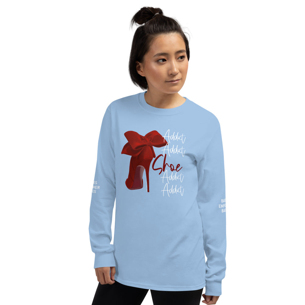 Shoe Addict Long Sleeve Shirt - Fearless Confidence Coufeax™