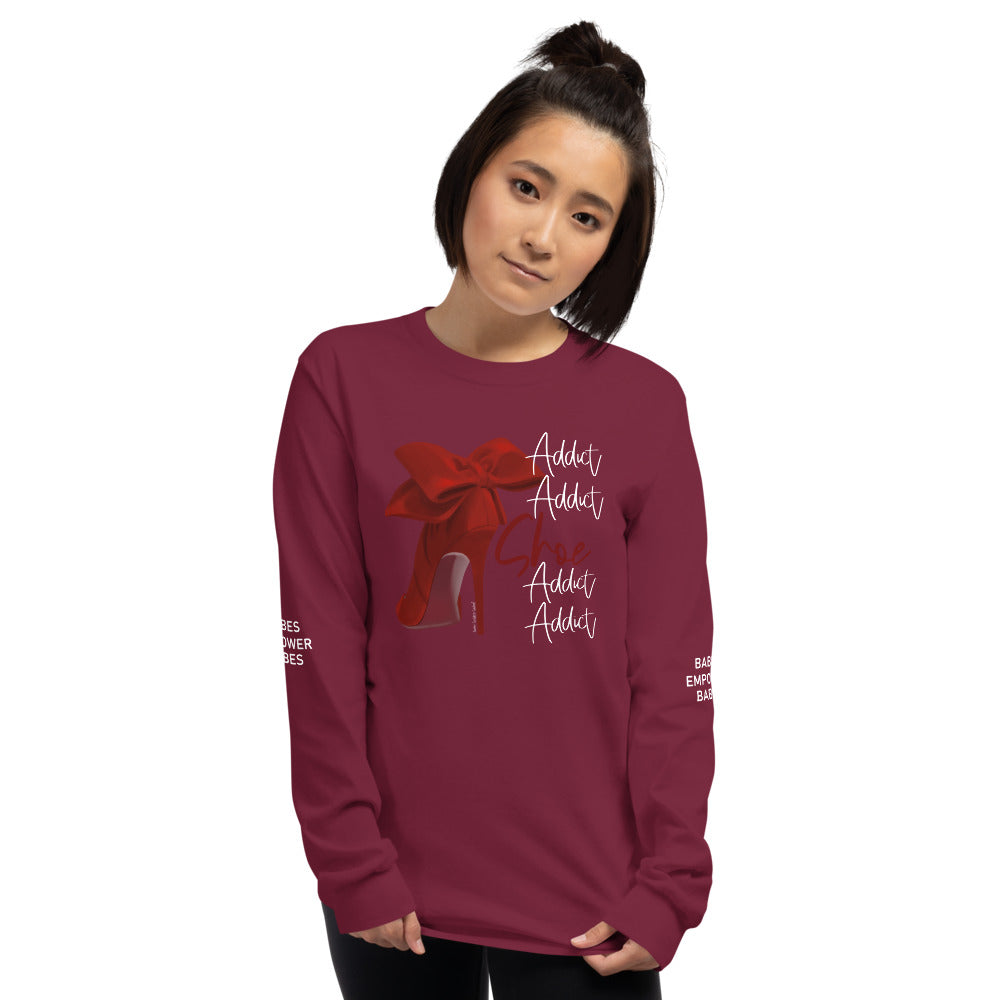 Shoe Addict Long Sleeve Shirt - Fearless Confidence Coufeax™