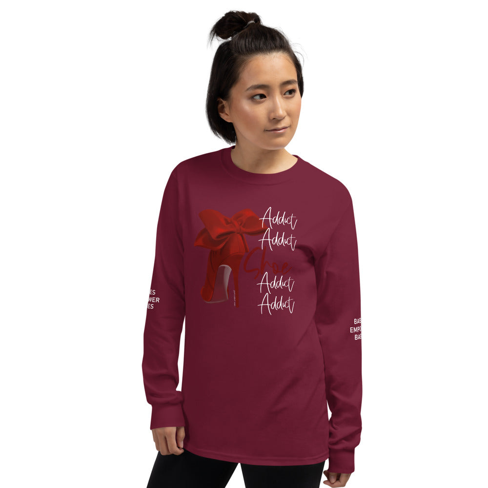 Shoe Addict Long Sleeve Shirt - Fearless Confidence Coufeax™