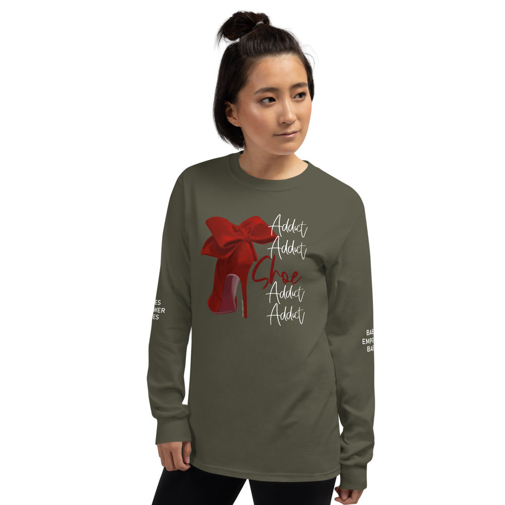 Shoe Addict Long Sleeve Shirt - Fearless Confidence Coufeax™