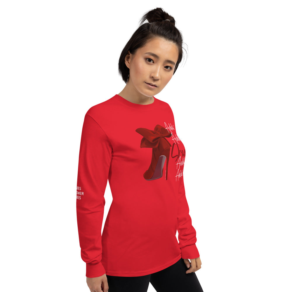 Shoe Addict Long Sleeve Shirt - Fearless Confidence Coufeax™